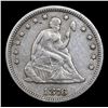 Image 2 : 1876-p Seated Liberty Quarter 25c Grades vf++