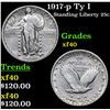 Image 1 : 1917-p Ty I Standing Liberty Quarter 25c Grades xf