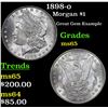 Image 1 : 1898-o Morgan Dollar $1 Grades GEM Unc