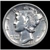 Image 2 : 1928-d Mercury Dime 10c Grades xf