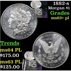 1882-s Morgan Dollar $1 Grades Select Unc+ PL