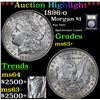 Image 1 : ***Auction Highlight*** 1896-o Morgan Dollar $1 Graded Select+ Unc By USCG (fc)