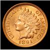 Image 2 : ***Auction Highlight*** 1891 Indian Cent 1c Graded Gem+ Unc RD By USCG (fc)