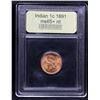 Image 4 : ***Auction Highlight*** 1891 Indian Cent 1c Graded Gem+ Unc RD By USCG (fc)