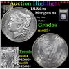 Image 1 : ***Auction Highlight*** 1884-s Morgan Dollar $1 Graded Select+ Unc By USCG (fc)