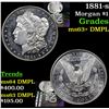 Image 1 : 1881-s Morgan Dollar $1 Grades Select Unc+ DMPL