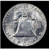 Image 3 : 1954-s Franklin Half Dollar 50c Grades Select+ Unc