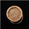 Image 2 : Mixed small cents 1c orig shotgun roll, 1919-s Wheat Cent, 1896 Indian Cent other end