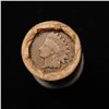 Image 2 : Mixed small cents 1c orig shotgun roll, 1918-d Wheat Cent, 1898 Indian Cent other end