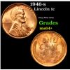Image 1 : 1946-s Lincoln Cent 1c Grades Choice+ Unc