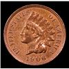 Image 2 : 1906 Indian Cent 1c Grades Unc Details