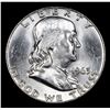 Image 2 : 1963-d Franklin Half Dollar 50c Grades Select+ Unc