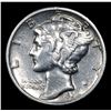 Image 2 : 1931-p Mercury Dime 10c Grades Choice AU