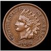 Image 2 : 1908 Indian Cent 1c Grades Choice AU