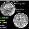 Image 1 : 1917-s Mercury Dime 10c Grades Select AU