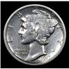 Image 2 : 1917-s Mercury Dime 10c Grades Select AU