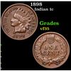 Image 1 : 1898 Indian Cent 1c Grades vf++