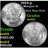 Image 1 : 1884-p Morgan Dollar $1 Grades Choice+ Unc