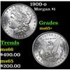 Image 1 : 1900-o Morgan Dollar $1 Grades GEM+ Unc