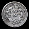 Image 3 : 1856-p Seated Liberty Dime 10c Grades vf++