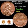 Image 1 : 1970-s Small Date Lincoln Cent 1c Grades Choice AU/BU Slider