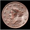 Image 2 : 1830 Coronet Head Large Cent 1c Grades vf details