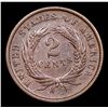 Image 3 : 1864 Two Cent Piece 2c Grades vf++