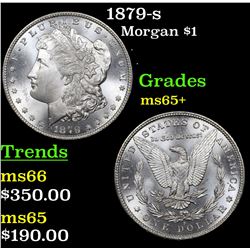 1879-s Morgan Dollar $1 Grades GEM+ Unc