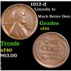 Image 1 : 1912-d Lincoln Cent 1c Grades vf++