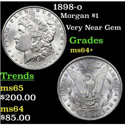 1898-o Morgan Dollar $1 Grades Choice+ Unc