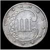 Image 3 : 1853 Three Cent Silver 3cs Grades vf++