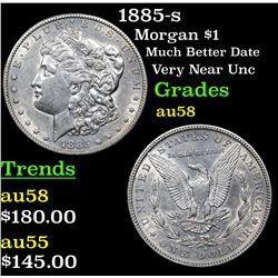 1885-s Morgan Dollar $1 Grades Choice AU/BU Slider