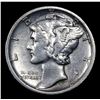 Image 2 : 1918-s Mercury Dime 10c Grades Select AU