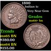 Image 1 : 1890 Indian Cent 1c Grades Choice+ Unc BN