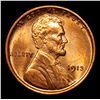 Image 2 : 1913-p Lincoln Cent 1c Grades Choice+ Unc RD