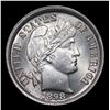 Image 2 : ***Auction Highlight*** 1898-p Barber Dime 10c Graded GEM+ Unc By USCG (fc)