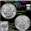 Image 1 : ***Auction Highlight*** 1902-s Morgan Dollar $1 Graded Choice Unc By USCG (fc)