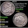 Image 1 : 1833 Capped Bust Dime 10c Grades vf++