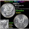 Image 1 : ***Auction Highlight*** 1883-s Morgan Dollar $1 Grades Select+ Unc (fc)