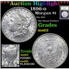 Image 1 : ***Auction Highlight*** 1896-o Morgan Dollar $1 Graded Select Unc By USCG (fc)