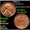 Image 1 : 1924-s Lincoln Cent 1c Grades Unc Details