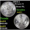Image 1 : 1884-o Morgan Dollar $1 Grades Select+ Unc