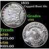 Image 1 : 1835 Capped Bust Dime 10c Grades vf++