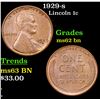 Image 1 : 1929-s Lincoln Cent 1c Grades Select Unc BN