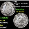 Image 1 : 1826 Capped Bust Half Dollar 50c Grades vf details