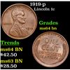 Image 1 : 1919-p Lincoln Cent 1c Grades Choice Unc BN