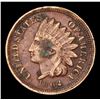 Image 2 : 1862 Indian Cent 1c Grades vf++