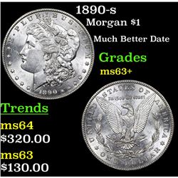 1890-s Morgan Dollar $1 Grades Select+ Unc