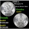 Image 1 : 1890-s Morgan Dollar $1 Grades Select+ Unc