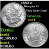 Image 1 : 1882-o Morgan Dollar $1 Grades Choice+ Unc